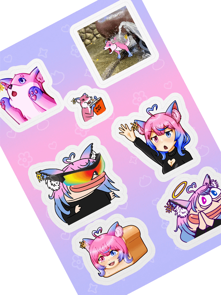 dragriff art sticker sheet product image (1)