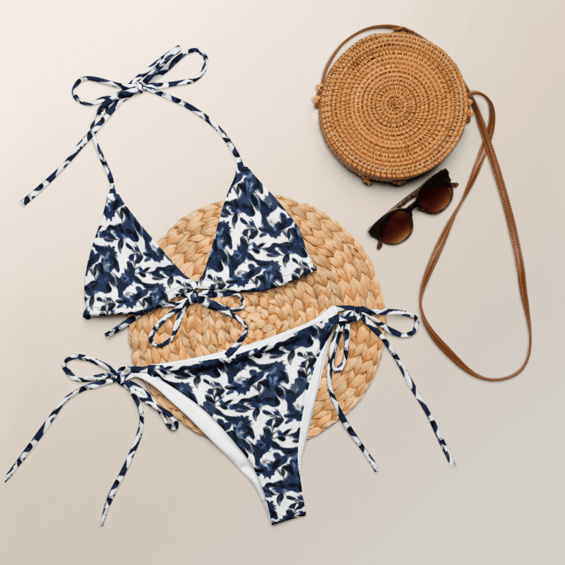 Wild Waves | Recycled String Bikini product image (9)