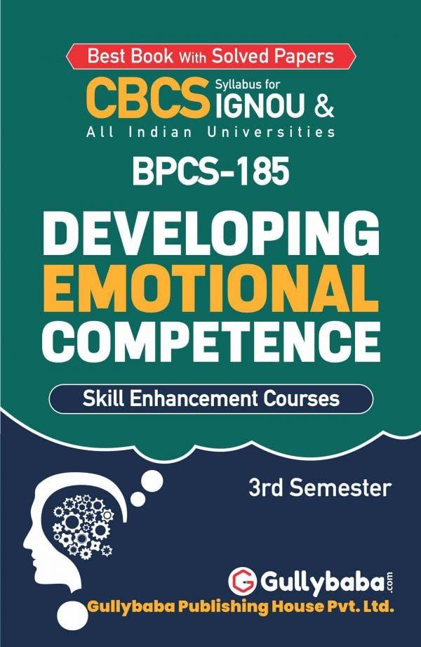 IGNOU BPCS-185 Developing Emotional Competence product image (1)