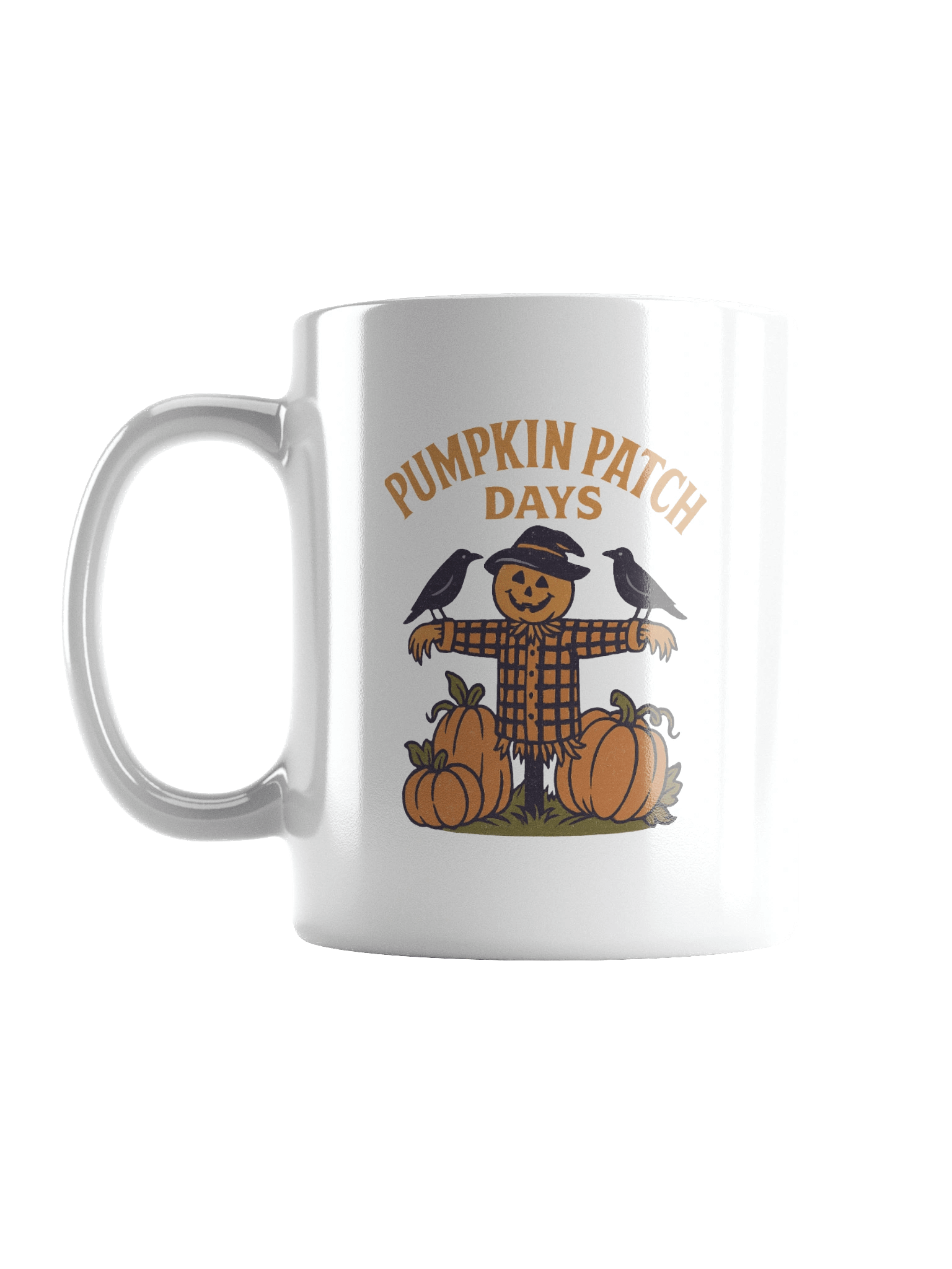 Pumpkin Patch Patrol – Retro Halloween Coffee Mug product image (3)