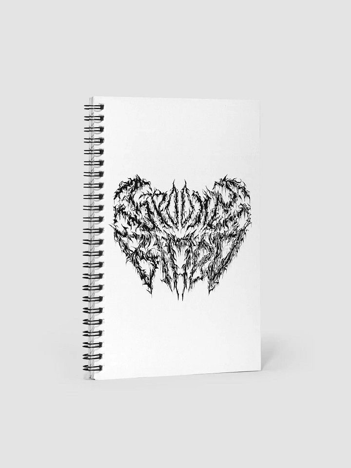 Death Metal Logo Notebook product image (1)