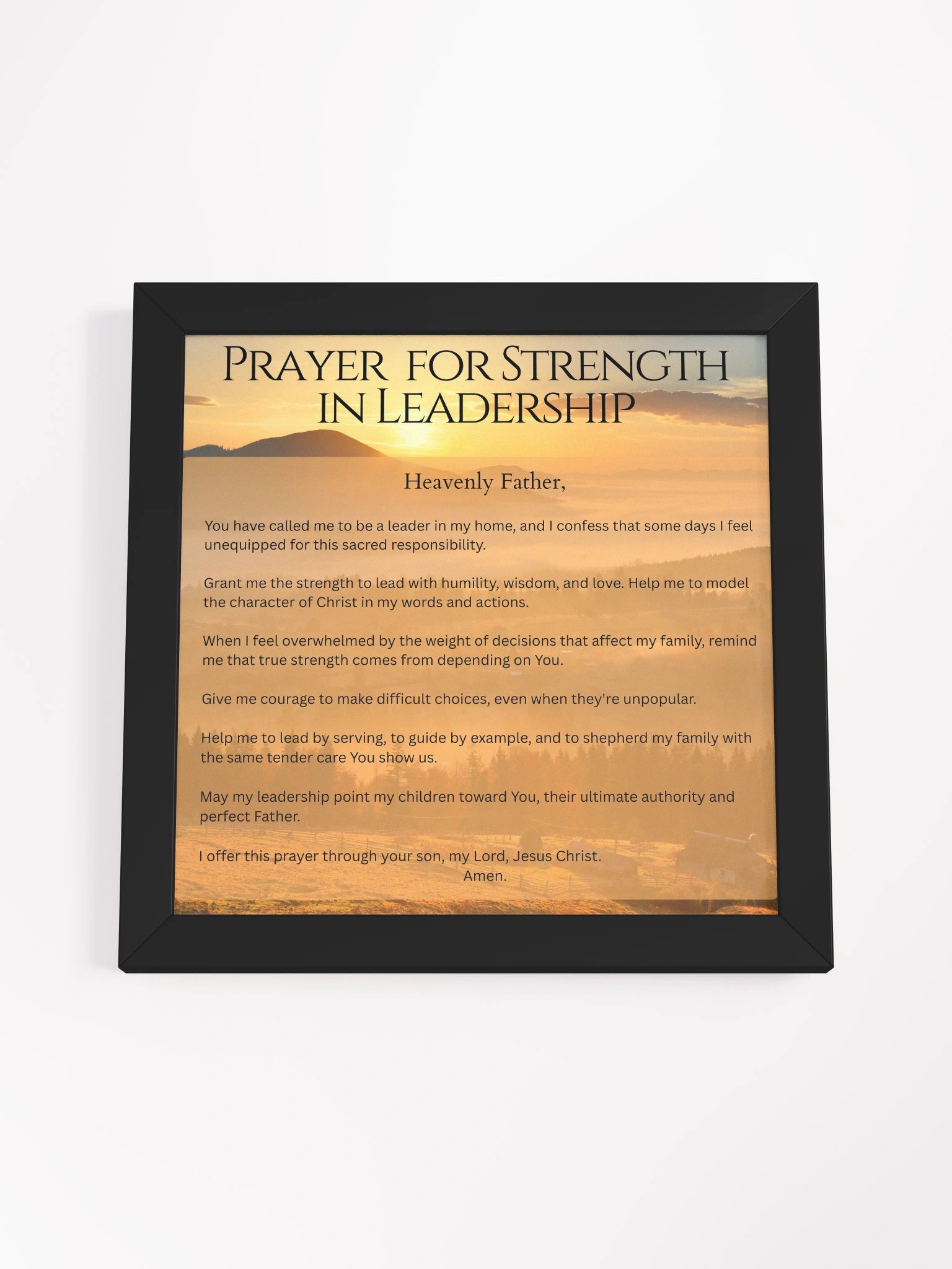 Prayer for Strength in Leadership - Square product image (4)