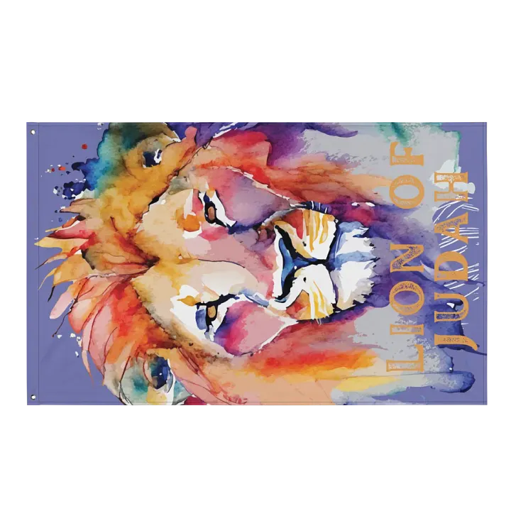 Seven Spirits of God- Lion of Judah Flag product image (1)