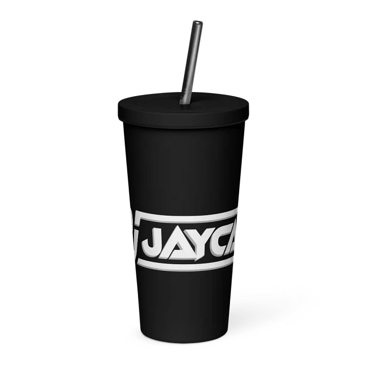 Dj JayCan Insulated Tumbler with a Straw Black product image (1)