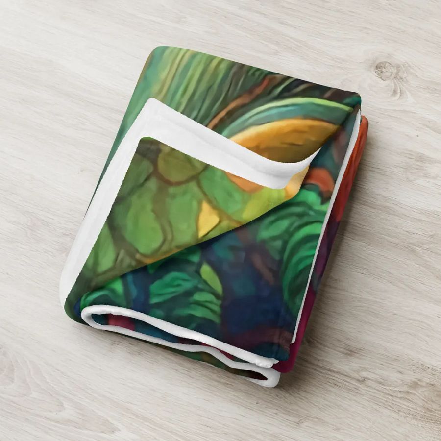 Forest abstract Jetée/ Blanket product image (5)