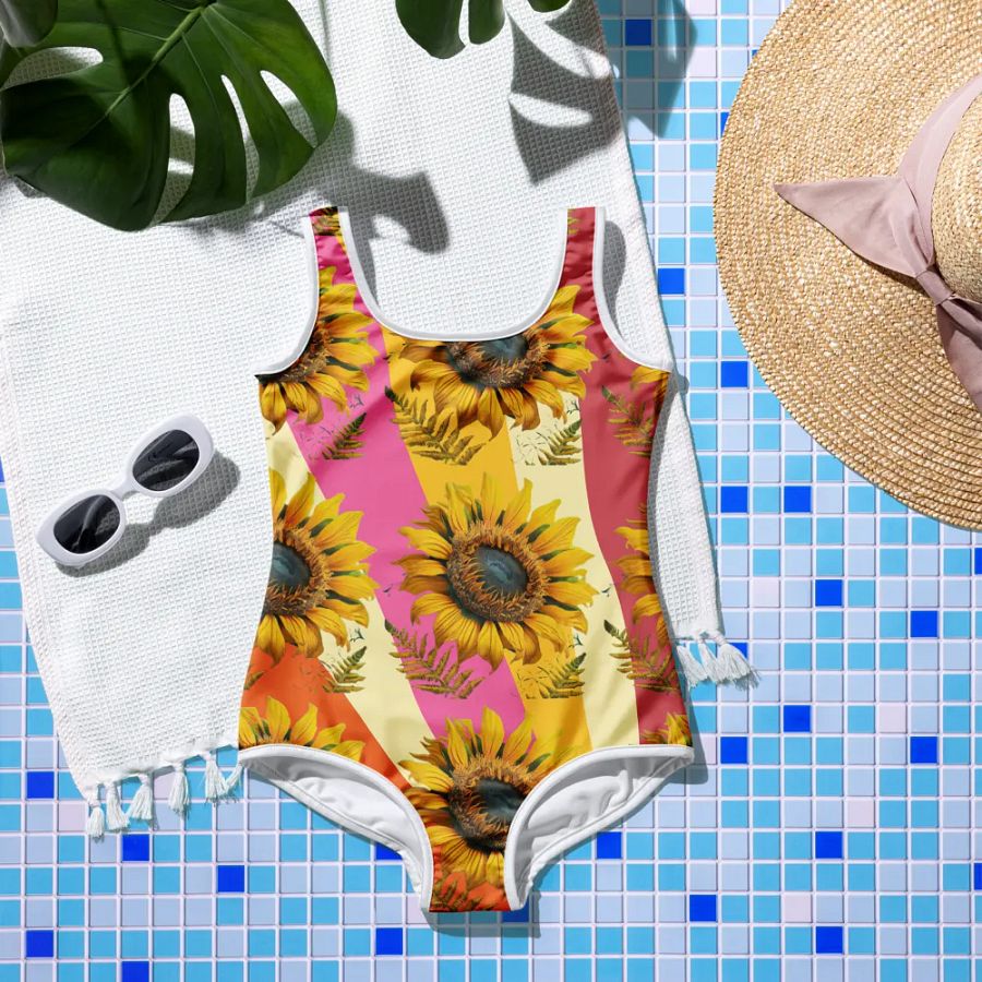 Shine Bright Like a Sunflower: All-Over Print Swimsuit product image (3)