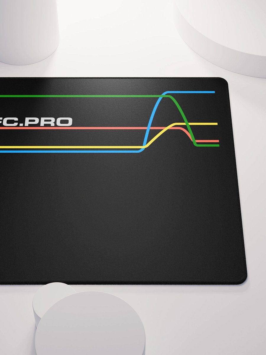80s Inspired STFC.PRO graph lines Mousepad product image (5)