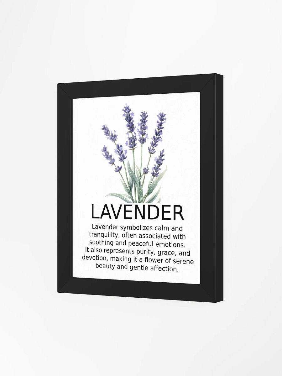 Tranquil Lavender Serenity Framed Poster product image (3)