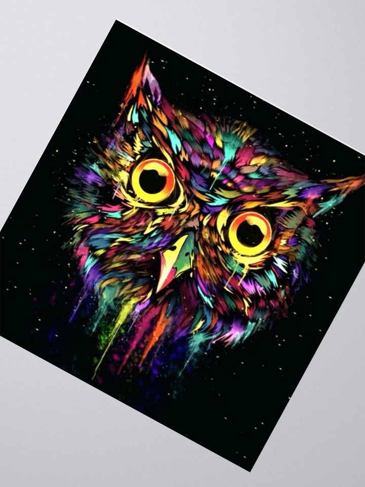 Drippy Owl Sticker product image (2)