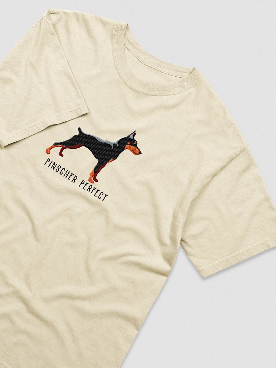 Pinscher Perfect T-Shirt(Embroidered) of a Mini Pinscher(Black & Tan) product image (43)