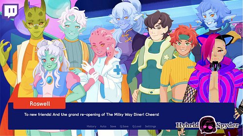 Join me today at 4pm EDT as I hang out w/ these lovelies @ the Milky Way Diner in 