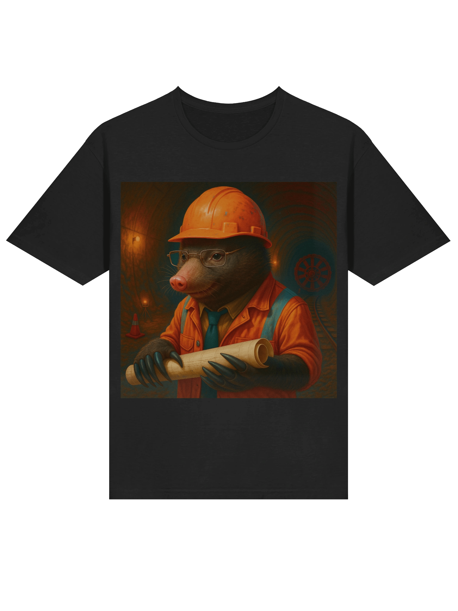 Mole Tunnel Engineer Unisex T-Shirt product image (21)
