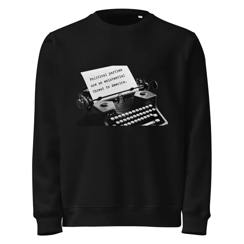 Existential Threat Typewriter Sweatshirt