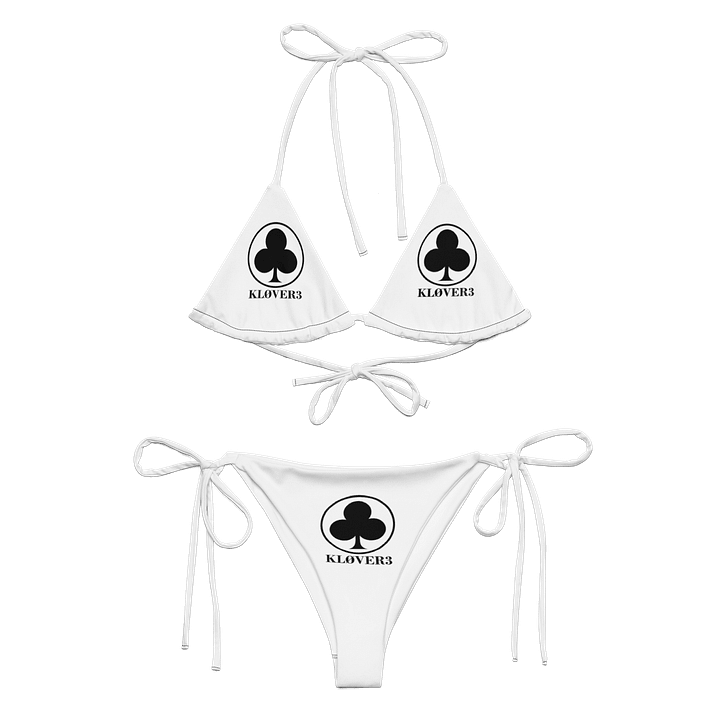Kløver3 Club Symbol Playing Card Bikini Set product image (1)