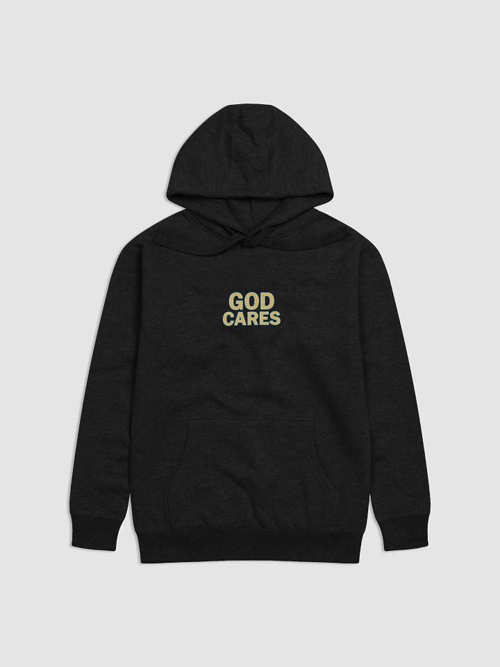Bold Yellow 'GOD CARES' Premium Hoodie product image (1)