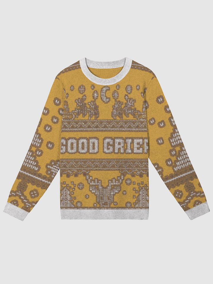 Good Grief Yellow Knit Sweater product image (1)