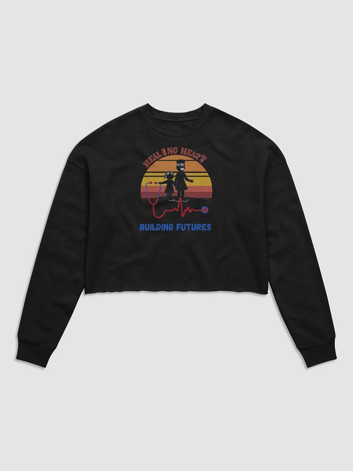 Healing Heart Nurse & Child Crop Sweatshirt product image (3)