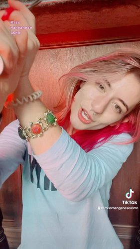 Unpredictable Haircut ASMR ( full vid on my YouTube - Miss Manganese ASMR ) #asmr #asmrvideo