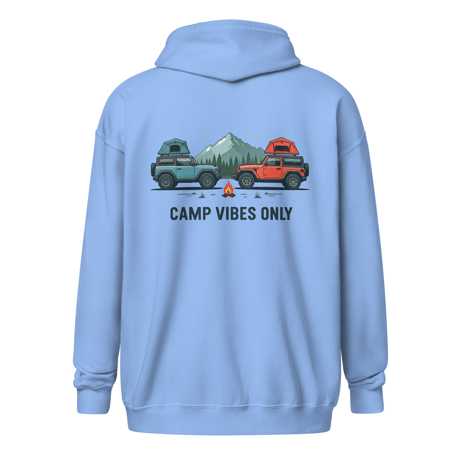Camp Vibes Only Zip Hoodie product image (6)