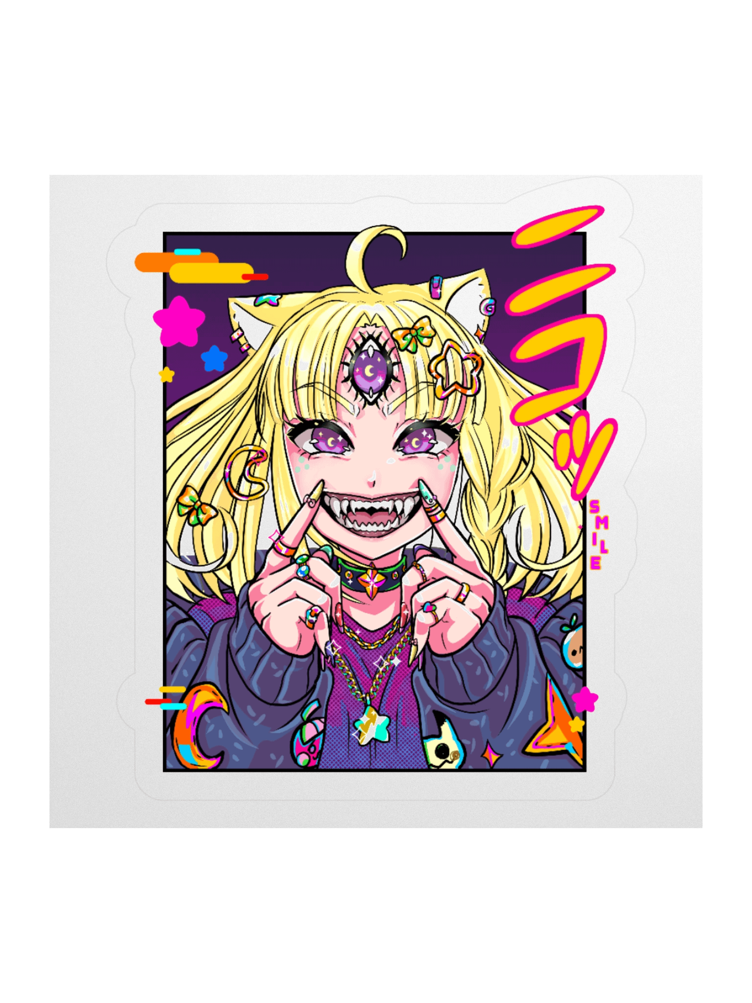 smile sticker product image (2)