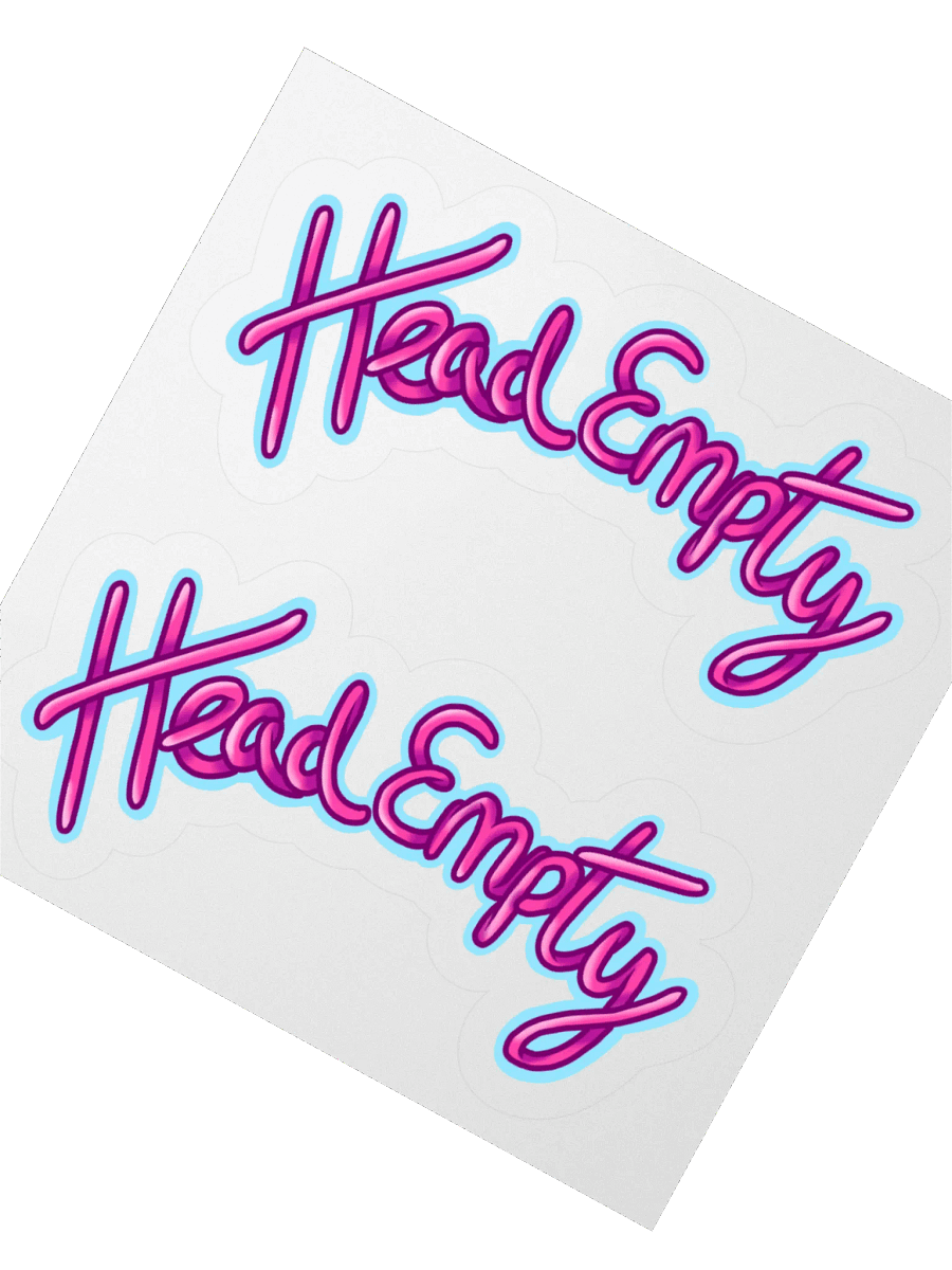 Head Empty Double Sticker Pack product image (3)
