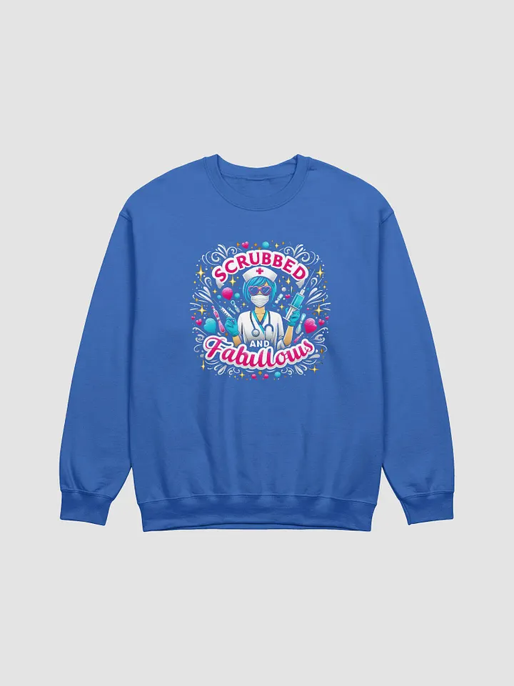 Fabulous Nurse Illustrated Crewneck Sweatshirt product image (3)
