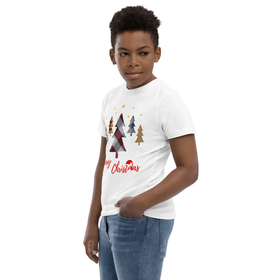 Happy Holidays in Christmas Youth Jersey T-Shirt product image (20)