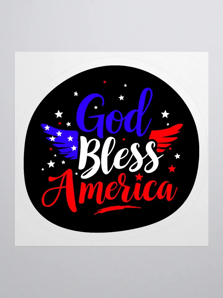 Sticker: God Bless America product image (1)