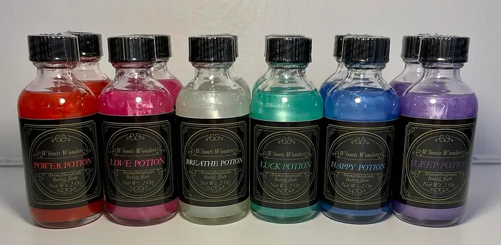 Mini Aromatherapeutic Bubble Bath Potions product image (1)