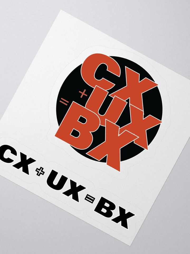 Innovative CX + UX = BX Sticker Set product image (5)