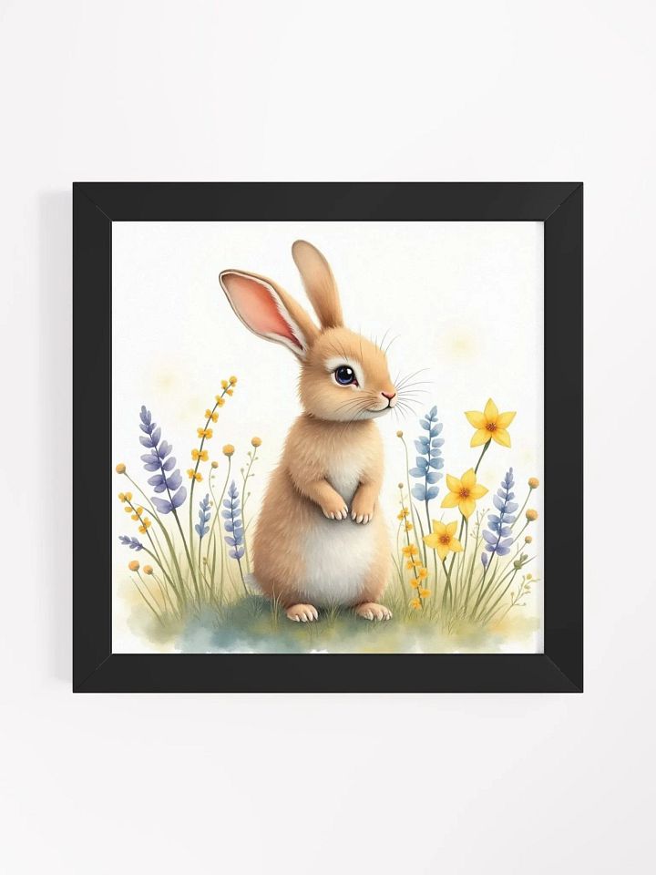 Whimsical Rabbit Wonderland Poster product image (1)