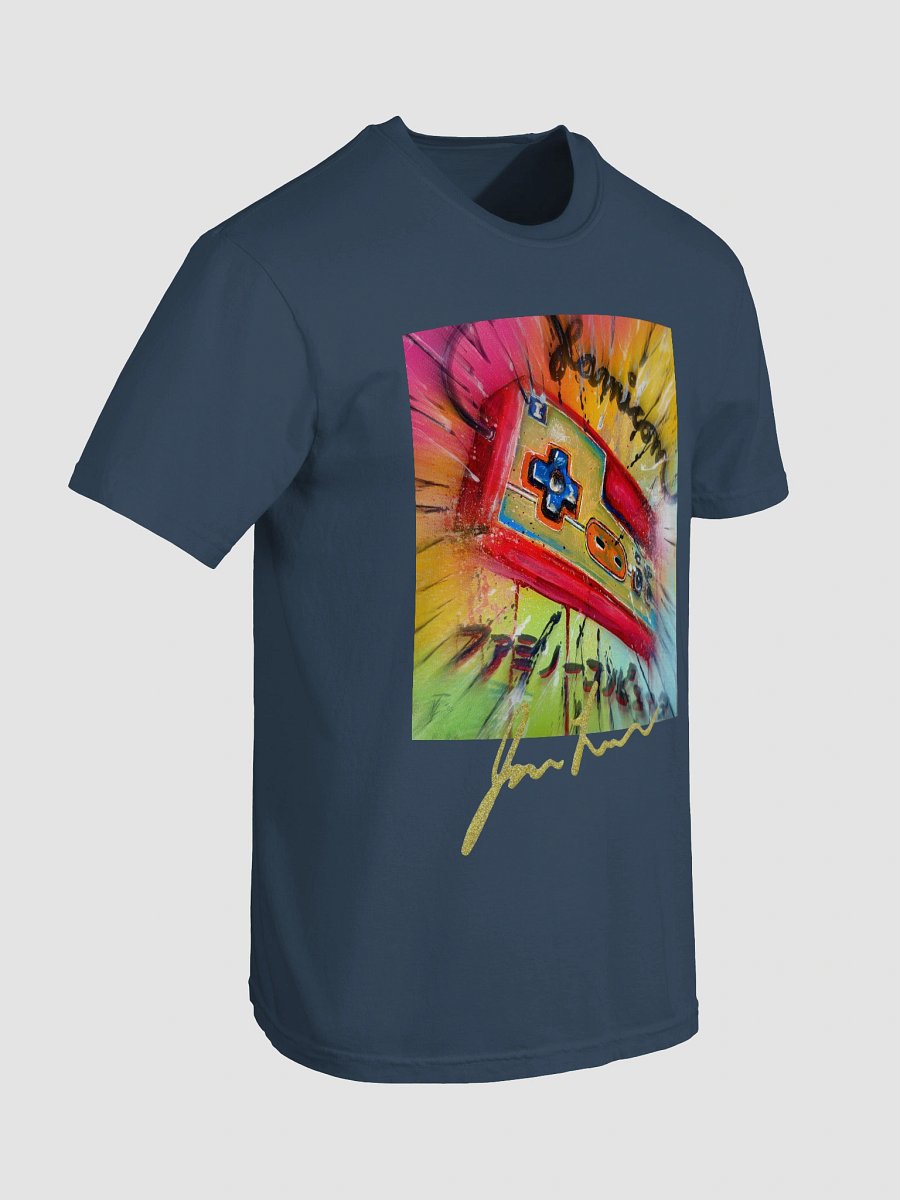 Famicom Controller Splatter T-Shirt product image (88)