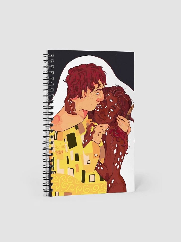 Jon and Martin, The Kiss ☆ Spiral-bound Notebook product image (1)