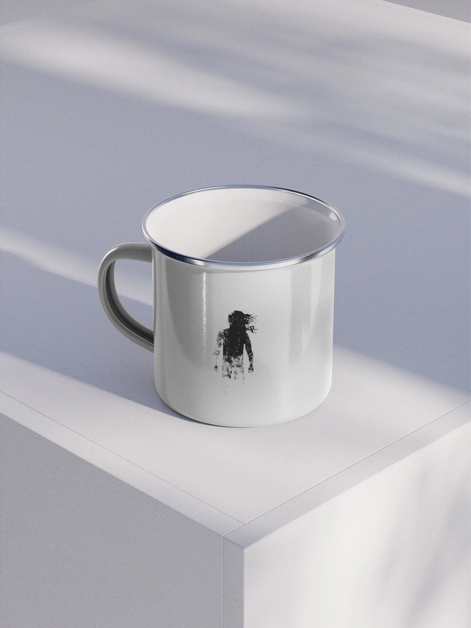 Silhouette & Lighthouse Enamel Mug product image (1)