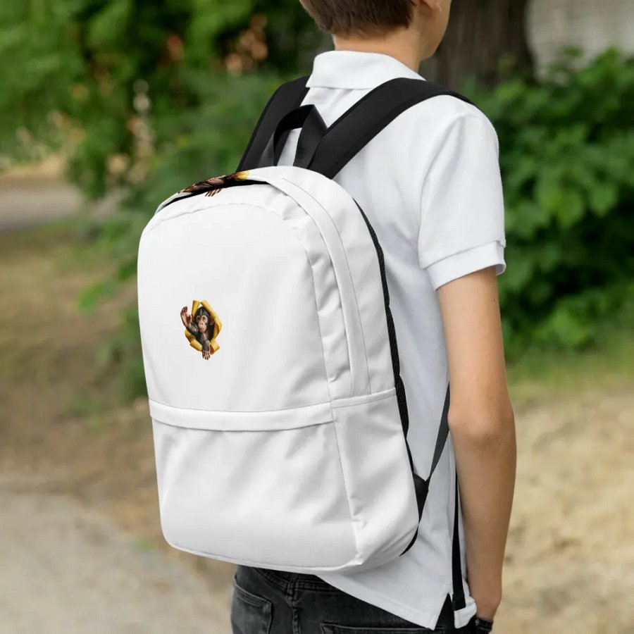 Chimpanzee Reach All-Over Backpack product image (7)