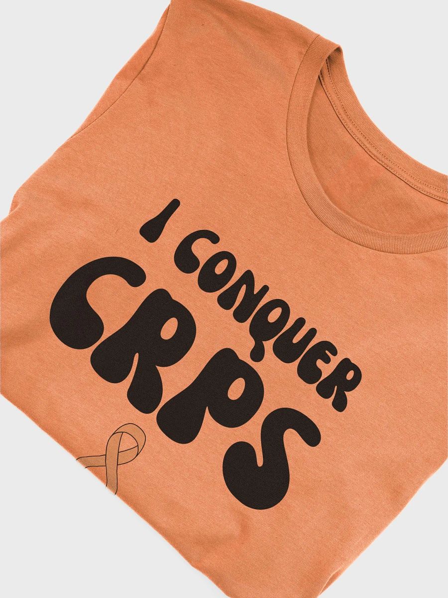 Orange Edition- Bold 'I Conquer CRPS' Super Soft T-Shirt (Unisex) product image (21)