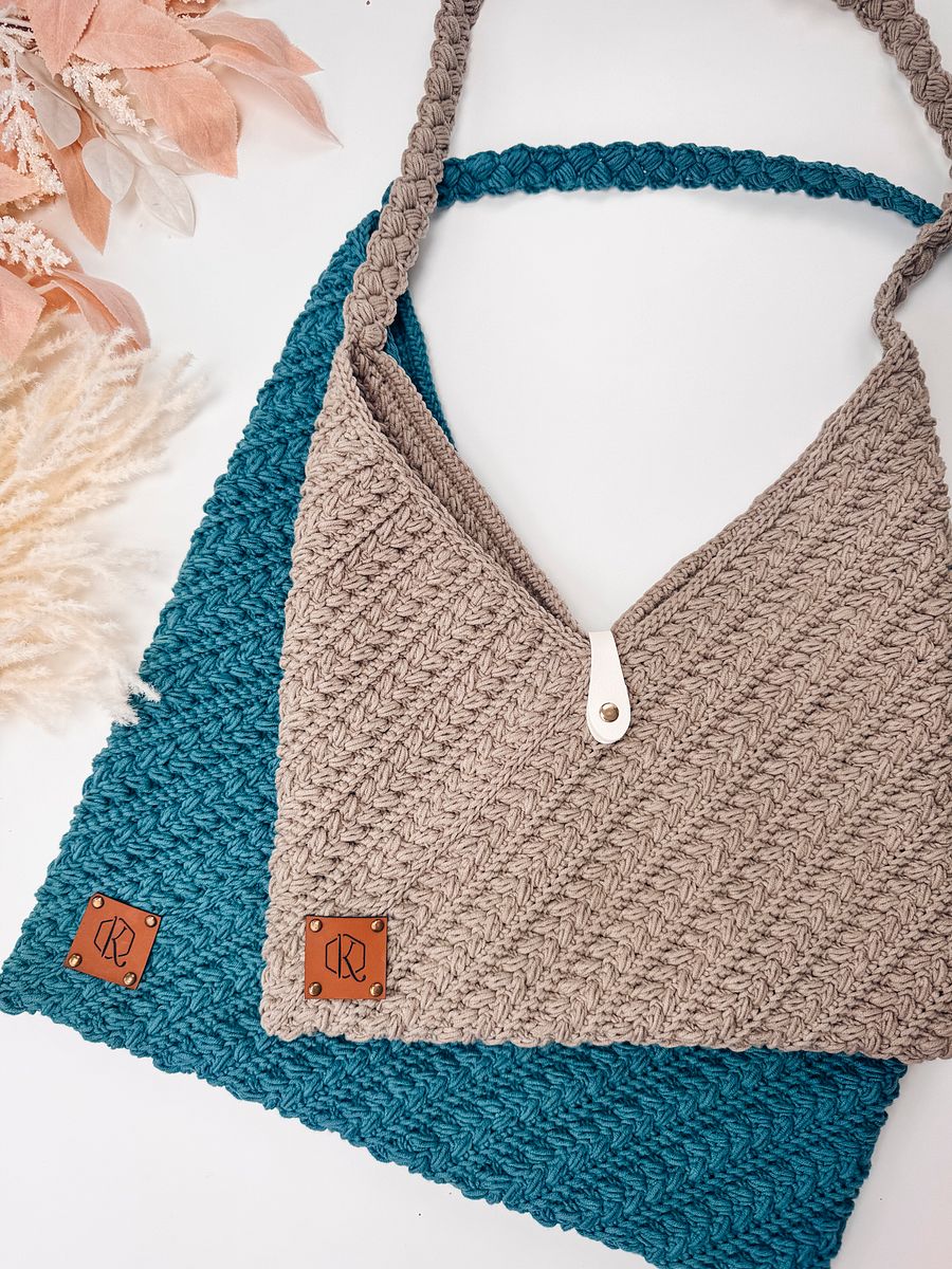 Wheat Stitch Crochet Bag Pattern (2 Sizes) product image (8)