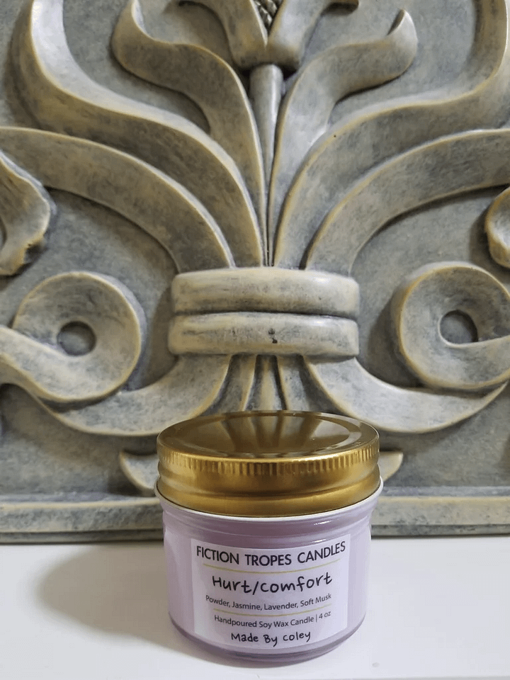 Mini Hurt/Comfort Candle (Fiction Tropes Candles) product image (2)