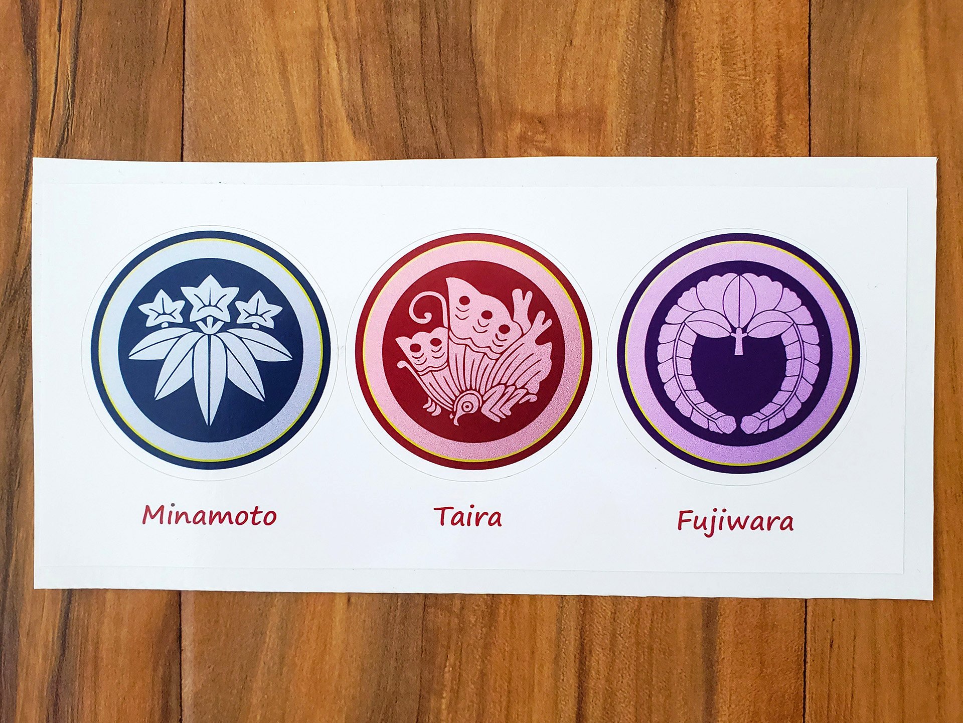 3-Pack Japanese Clan Crest Stickers product image (2)