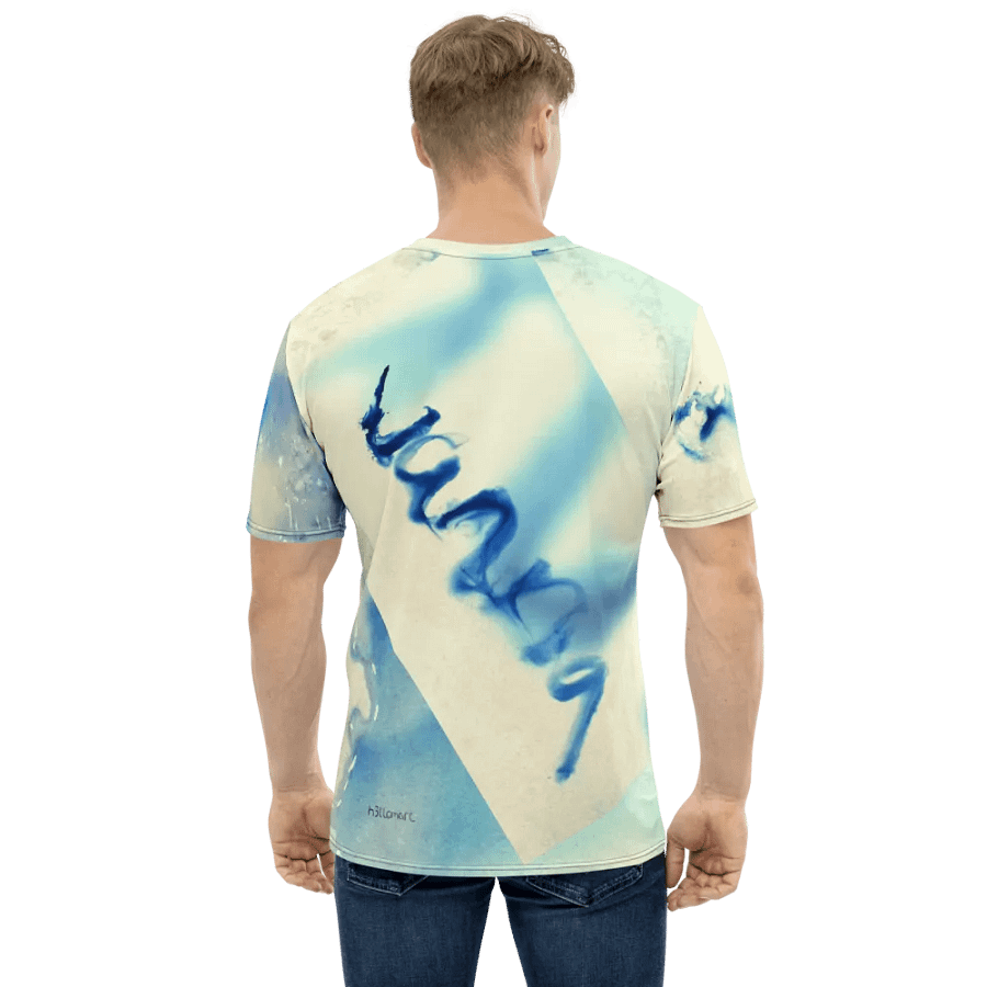 h3llomarc watercolor design "wanna run away" Crew Neck T-Shirt product image (3)