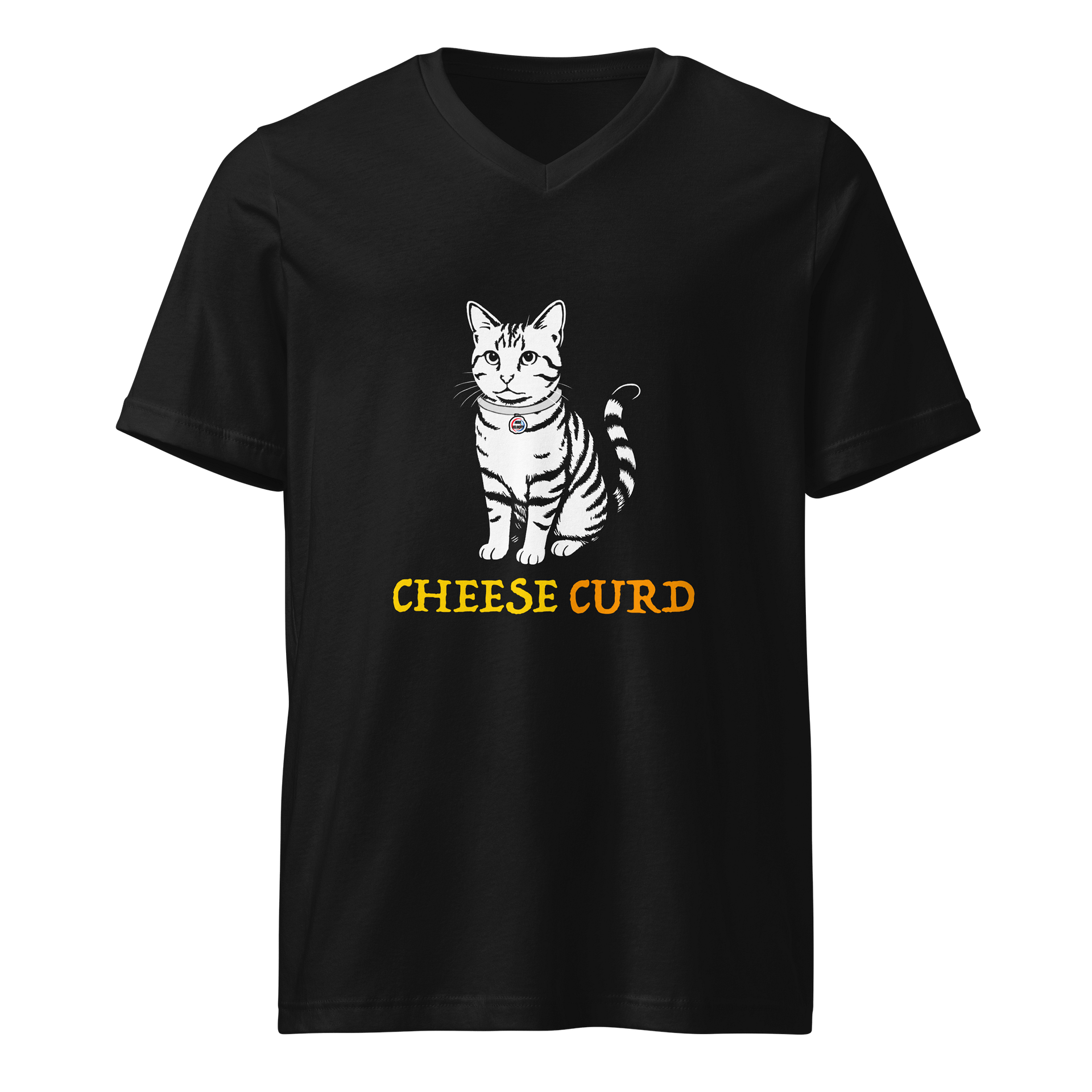 Cheese Curd V-Neck T-Shirt product image (1)