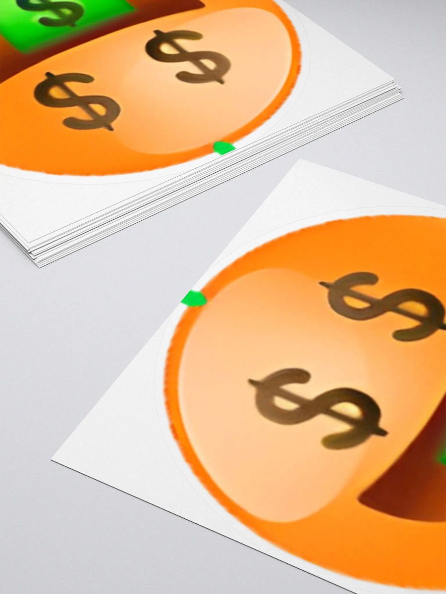 B45G Orange Money-Mouth Emoji Sticker product image (11)