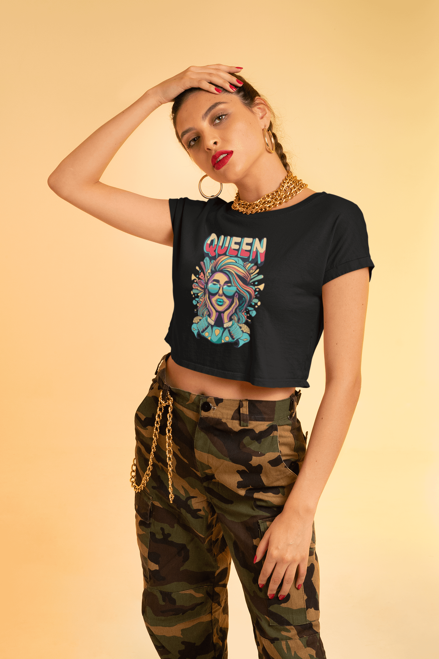 Queen Azura Womens Crop Top product image (1)