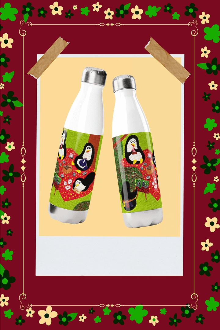 Spring Forest Picnic Stainless Steel Water Bottle product image (2)