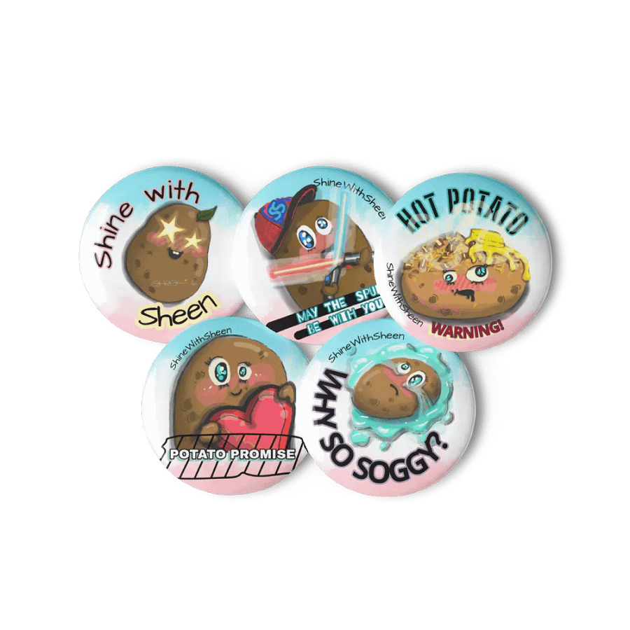 Chonky ShineWithSheen Spuddy Pins product image (1)
