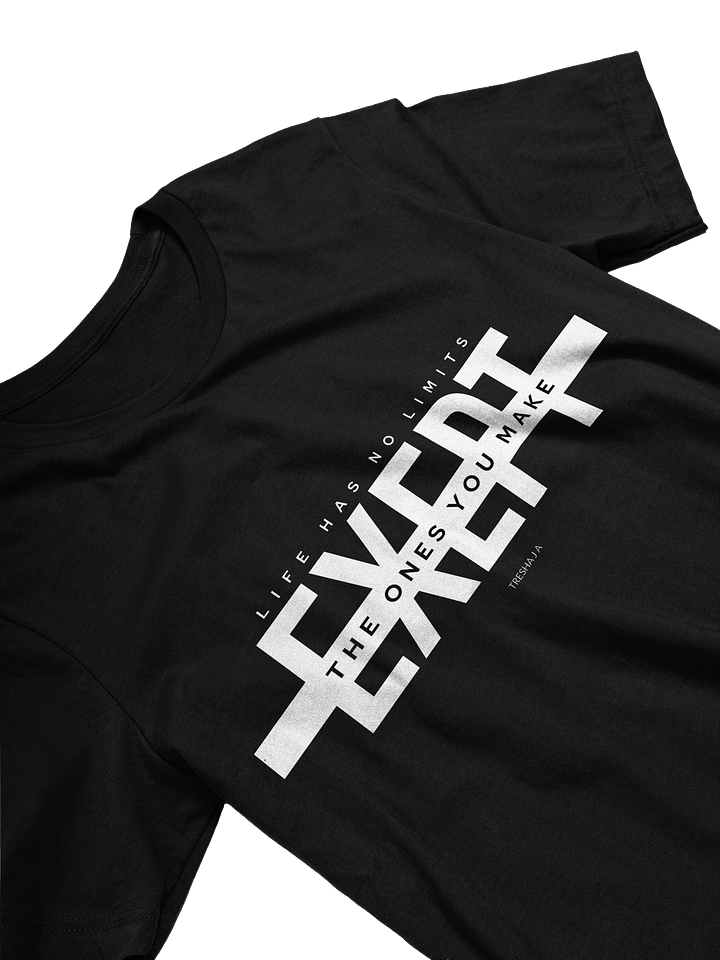 No Limits Black Tee – Break the Box You Built product image (2)