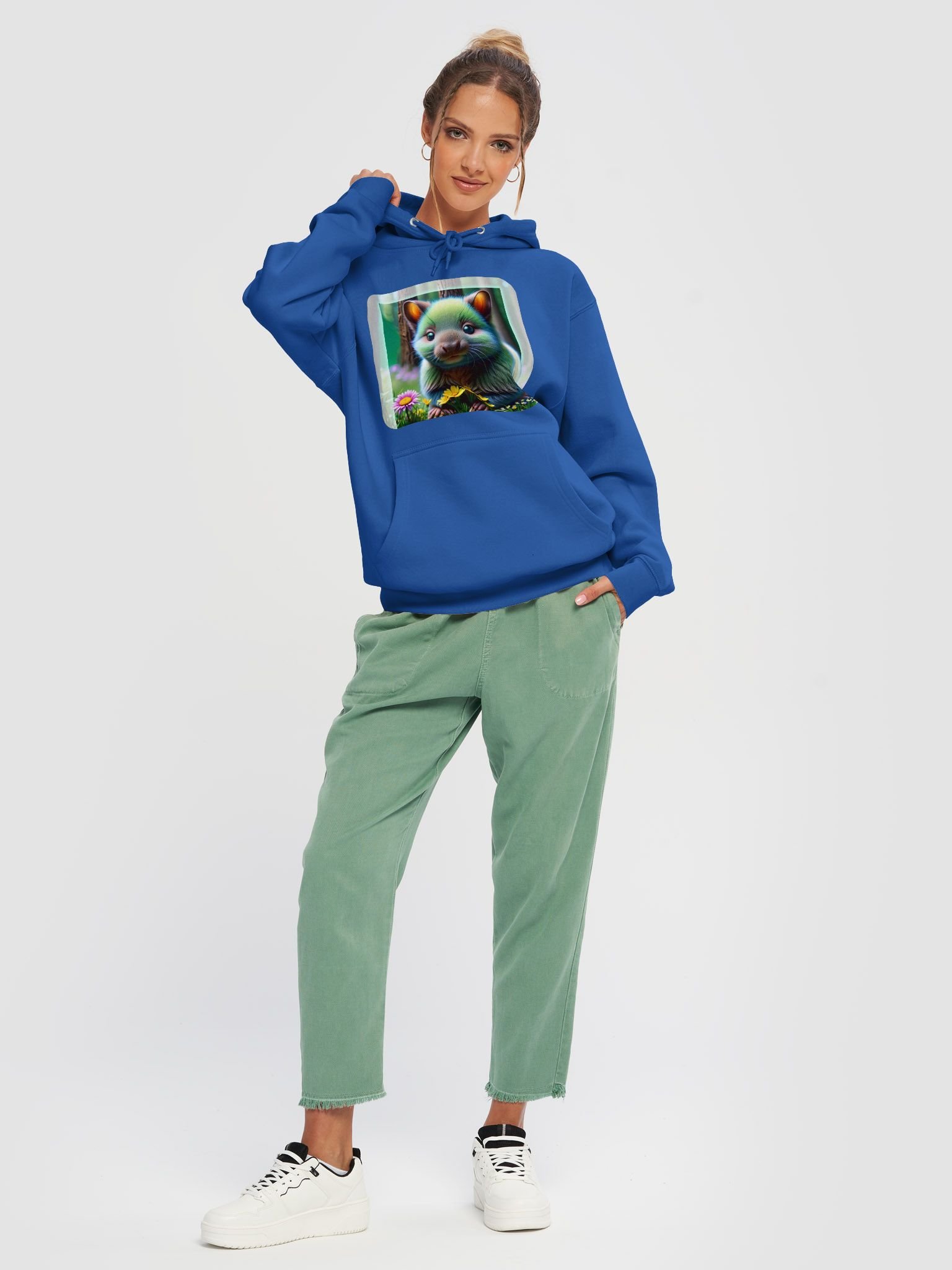 Neon Wombat Glow Hoodie product image (5)