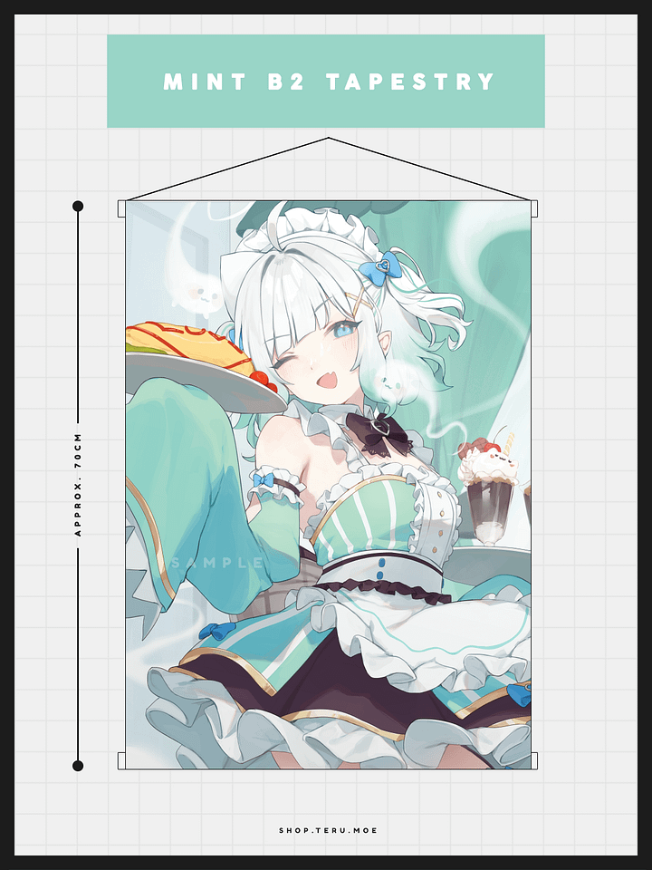 Mint Fantome B2 Tapestry product image (1)