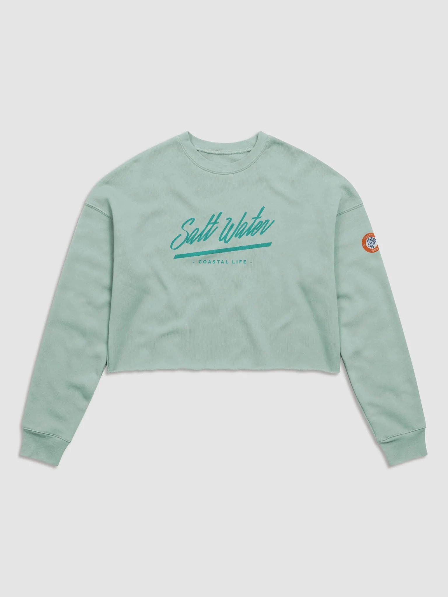 Salt Water Women's Cropped Sweatshirt product image (1)