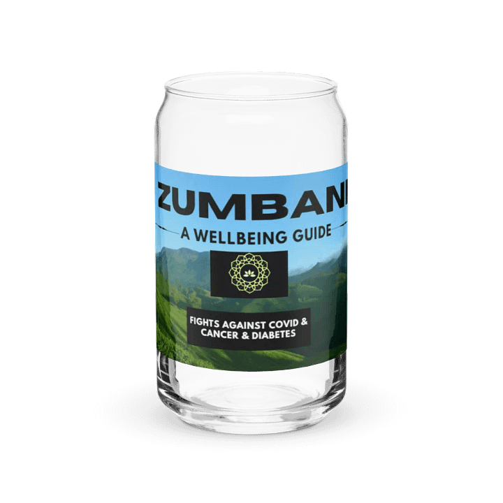 ZUMBANI - A WELLBEING GUIDE Can-Shaped Glass product image (2)